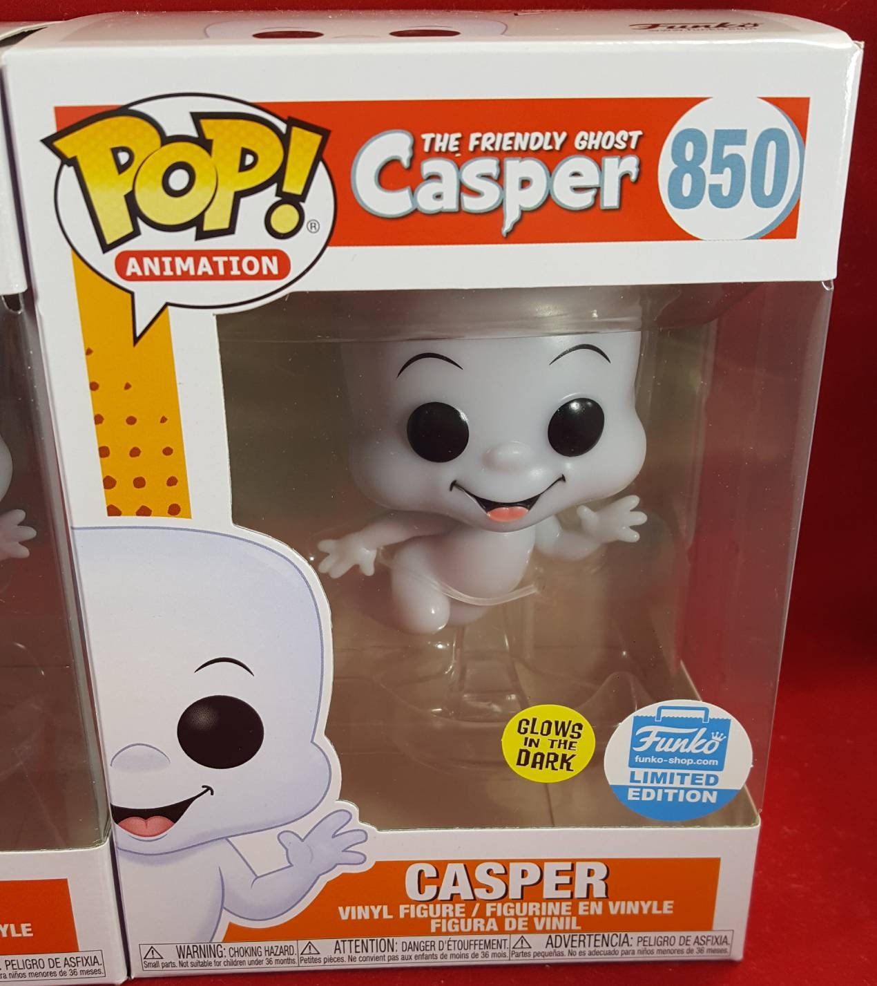 Casper funko set includes casper common and funko limited Casper (nib)