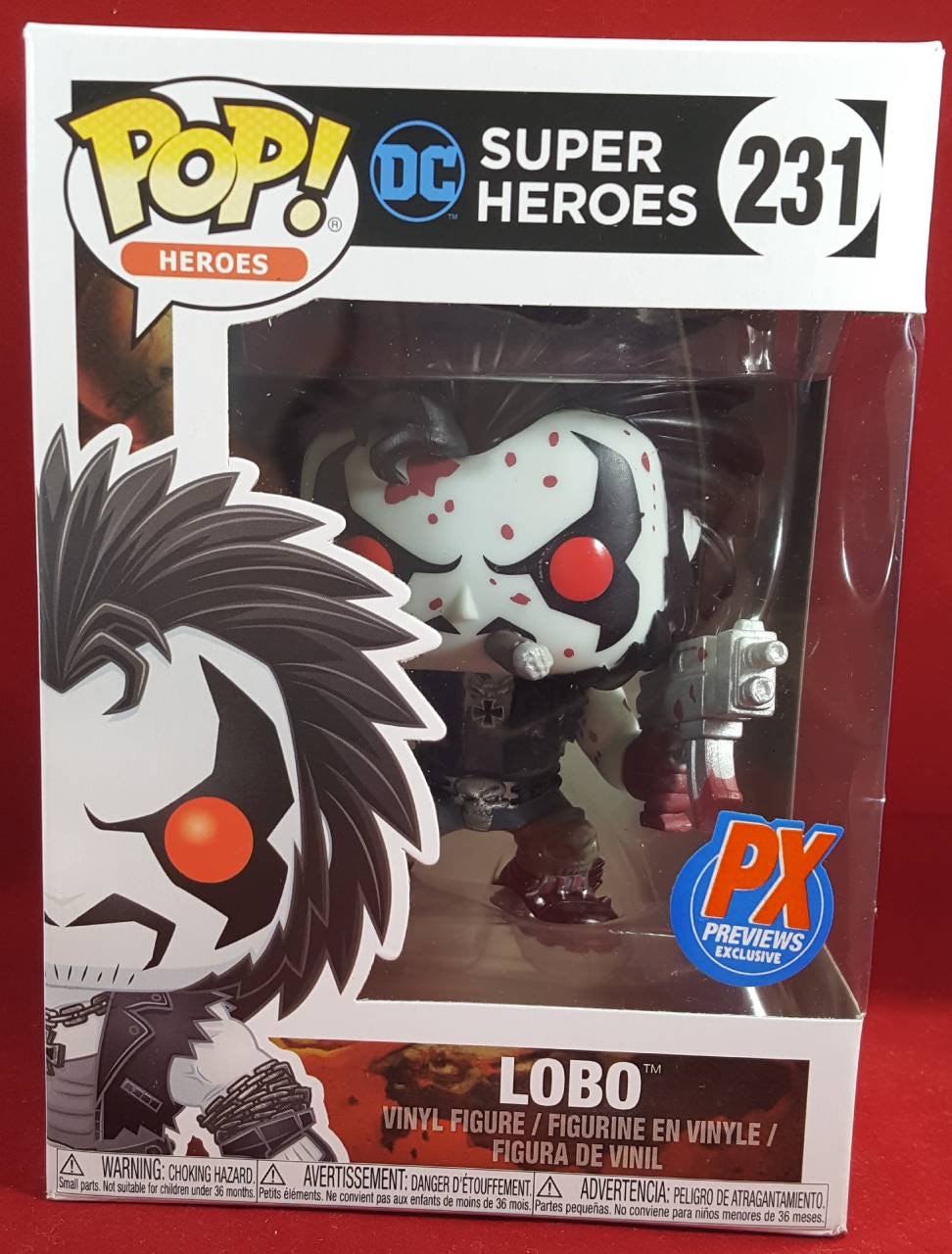 DC Super Heroes Lobo Bloody Edition 231 Funko