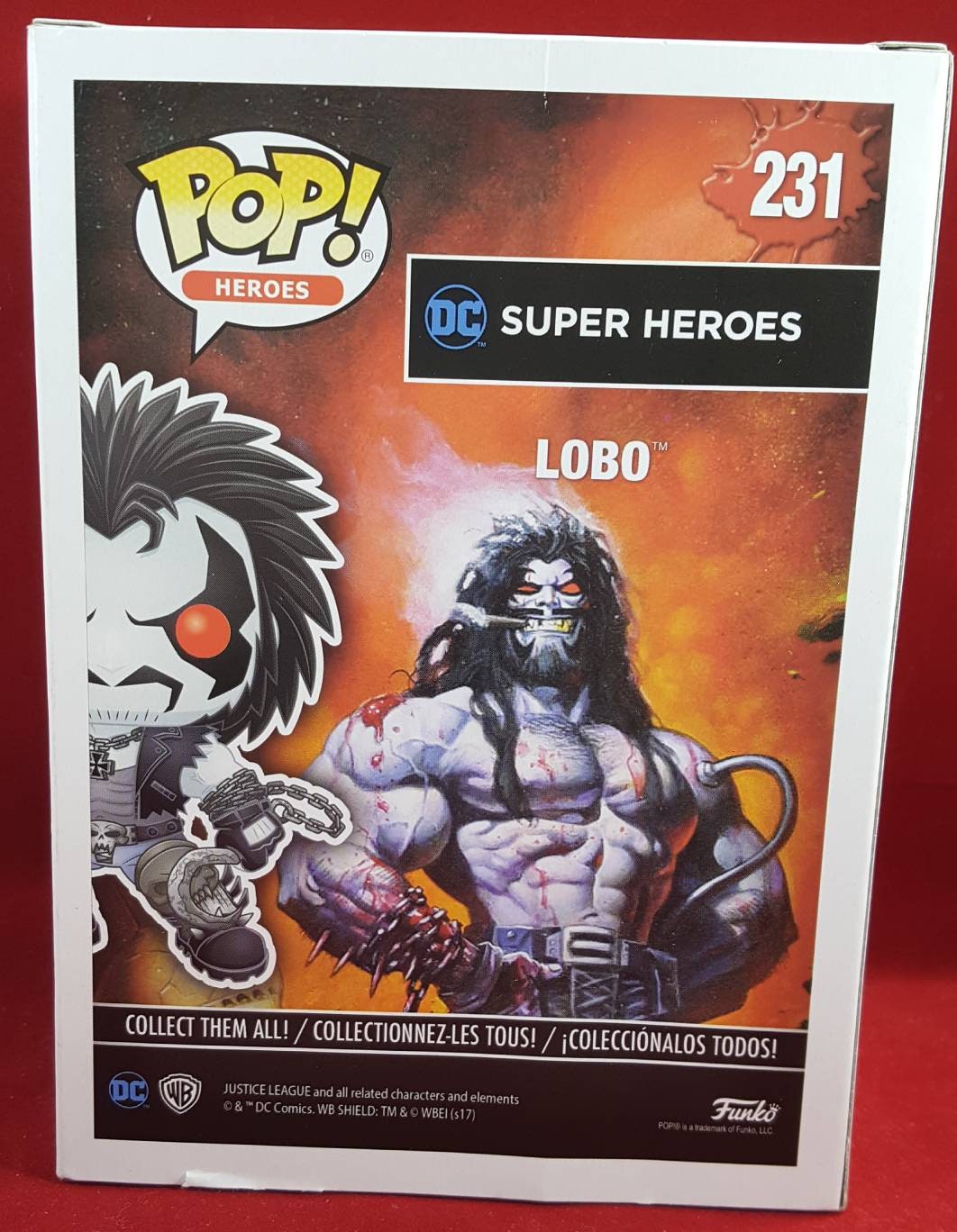 DC Super Heroes Lobo Bloody Edition 231 Funko