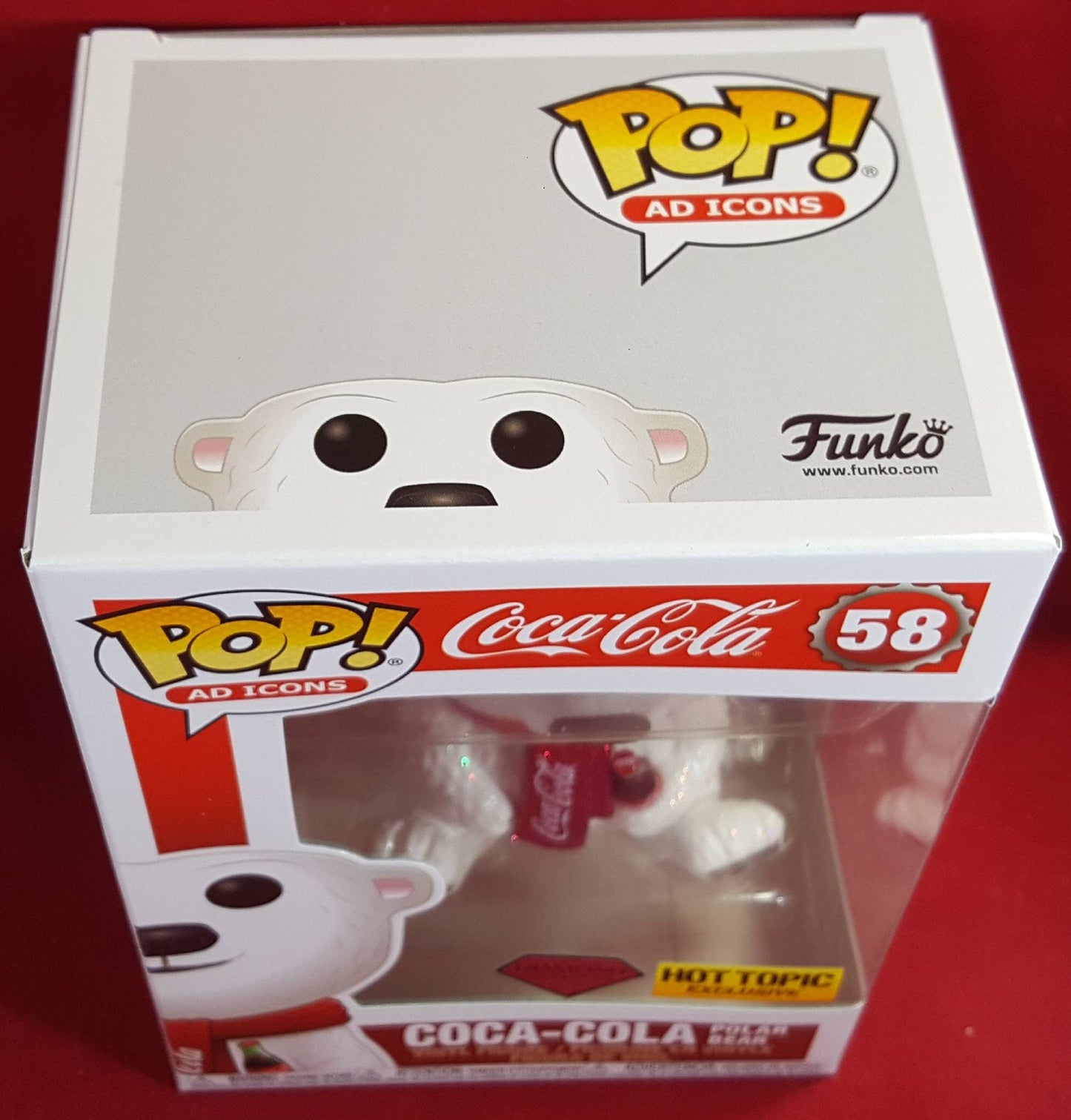 Coca-cola diamond hot topic exclusive 58 (nib)