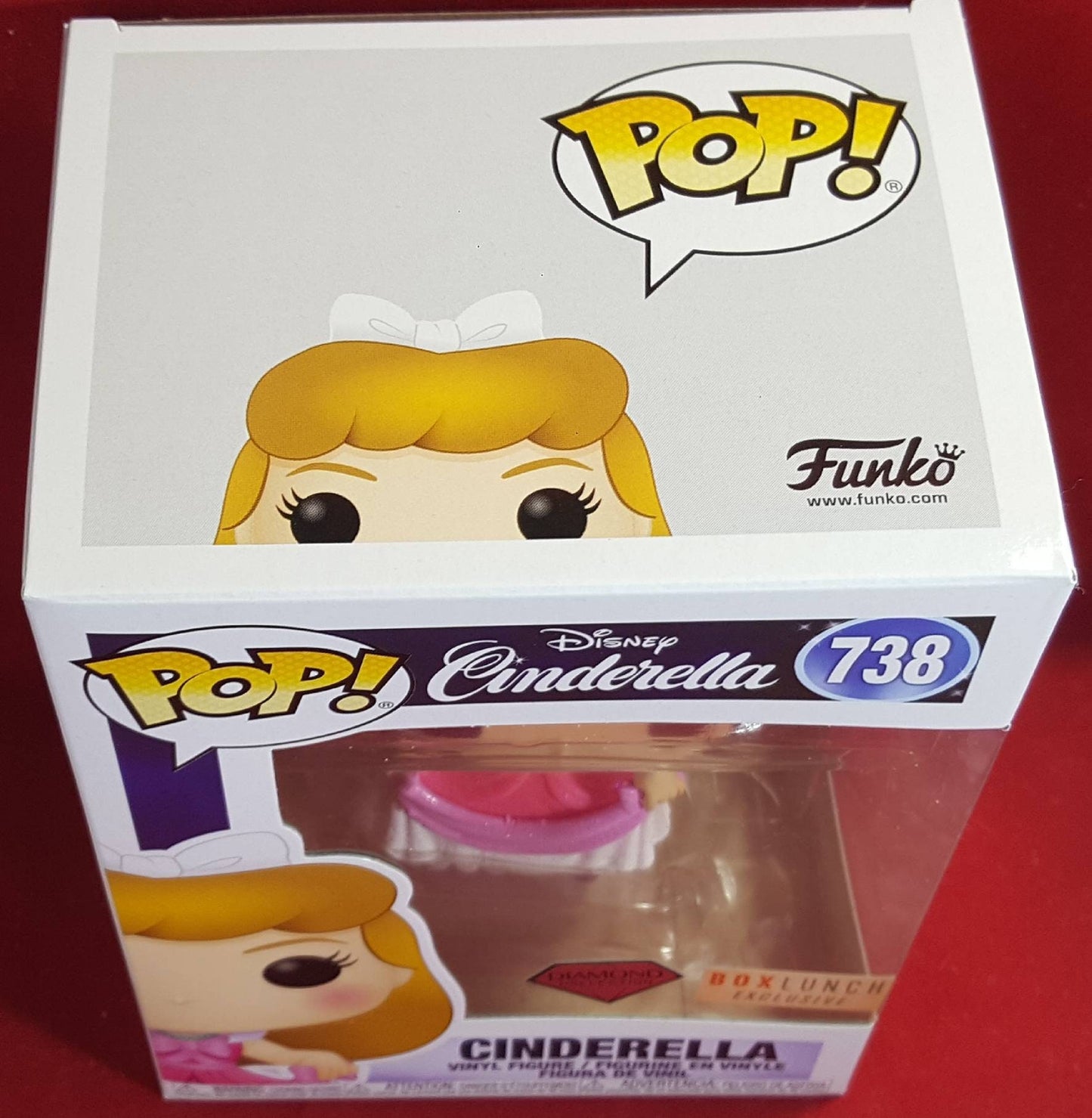 Cinderala diamond box lunch exclusive 738 (nib)