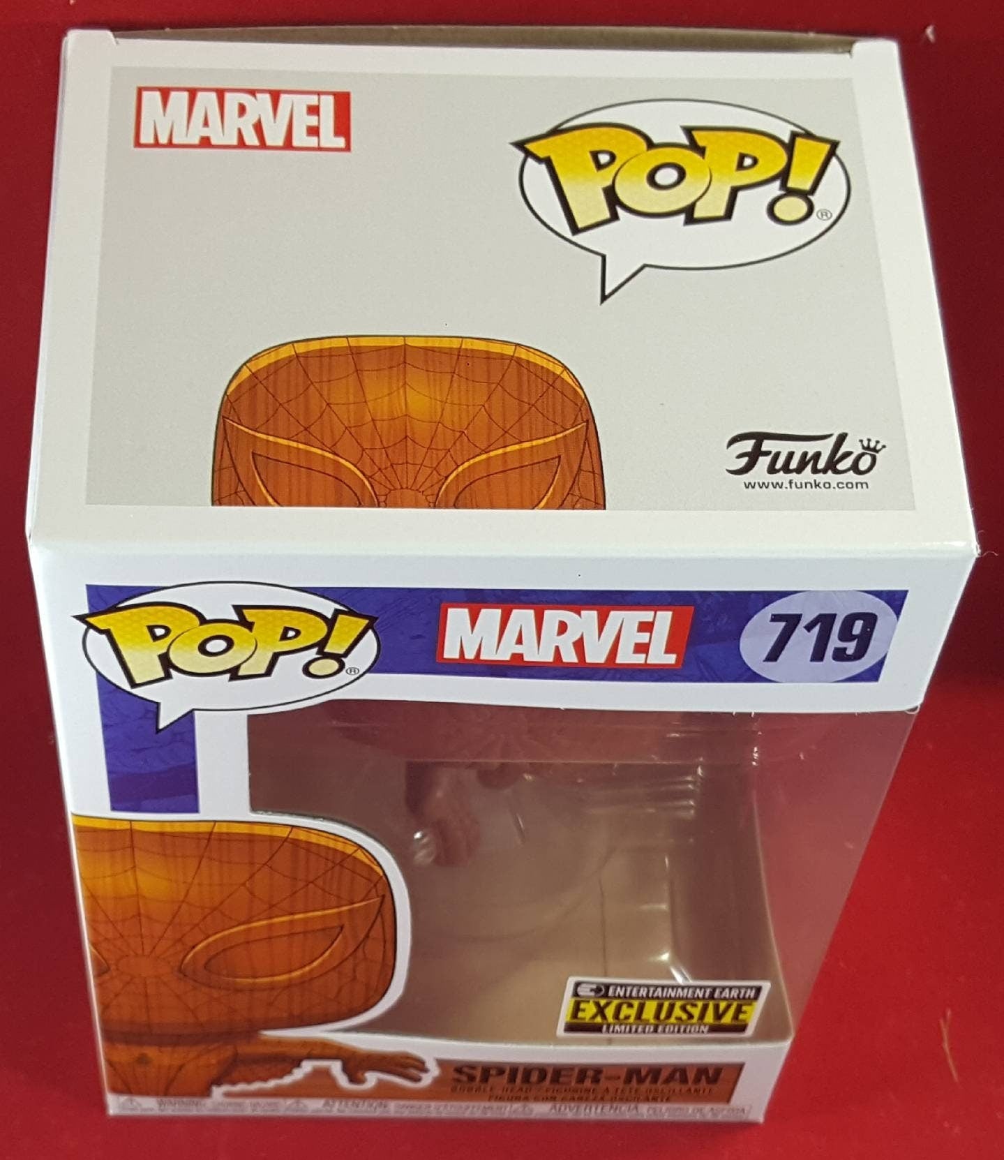 Entertainment earth  exclusive Spider-Man Funko pop 719