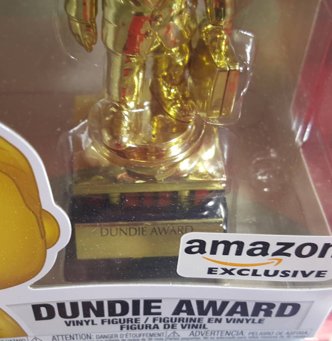 Gold dundie award Amazon  exclusive 1062 (nib)