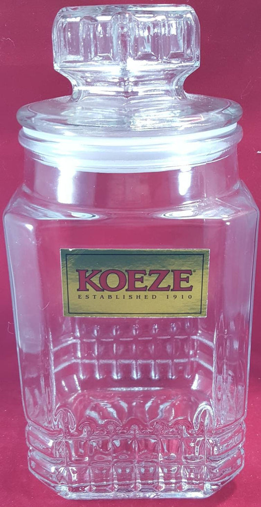 Koeze candy jar 9 inches tall