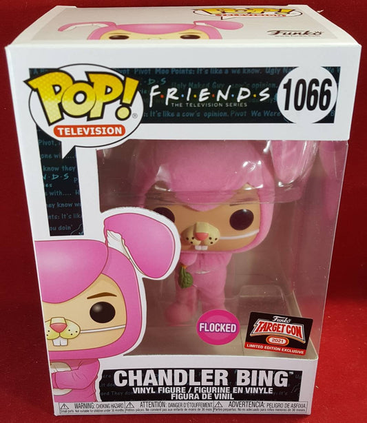 Flocked Chandler bing funko 370 (nib)