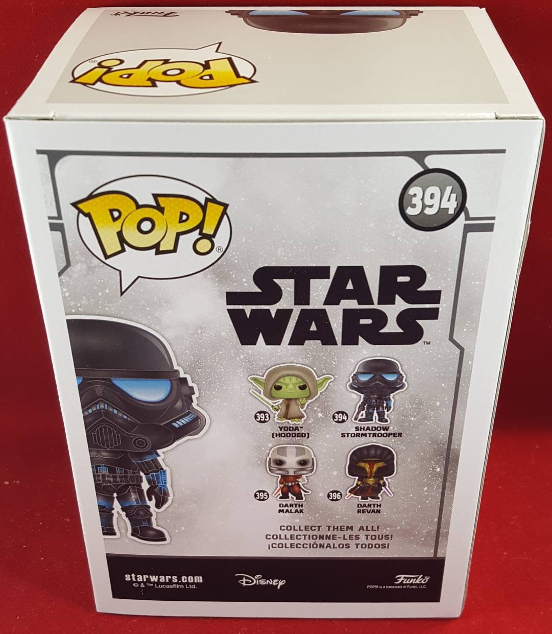 shadow Stormtrooper  gamestop exclusive Funko # 394 Star Wars Pop (nib)