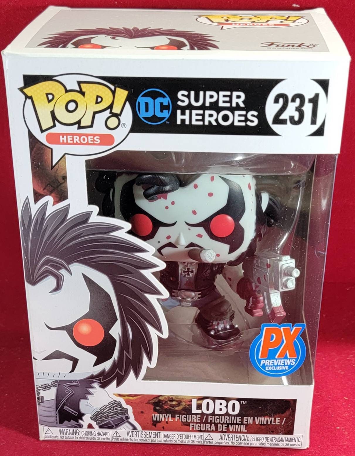 DC Super Heroes Lobo Bloody Edition 231 Funko