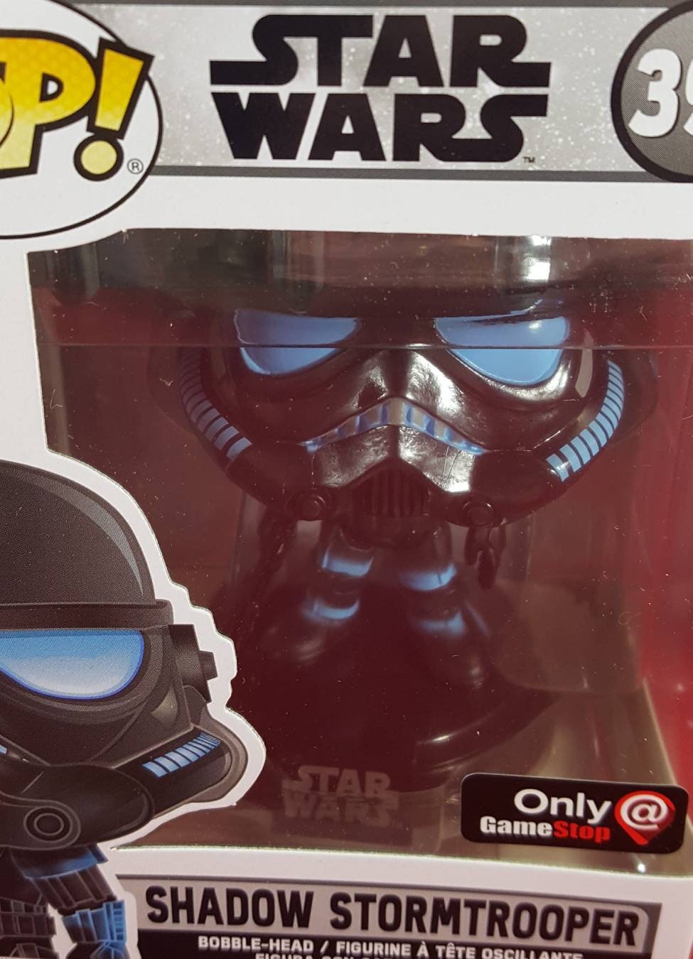 shadow Stormtrooper  gamestop exclusive Funko # 394 Star Wars Pop (nib)