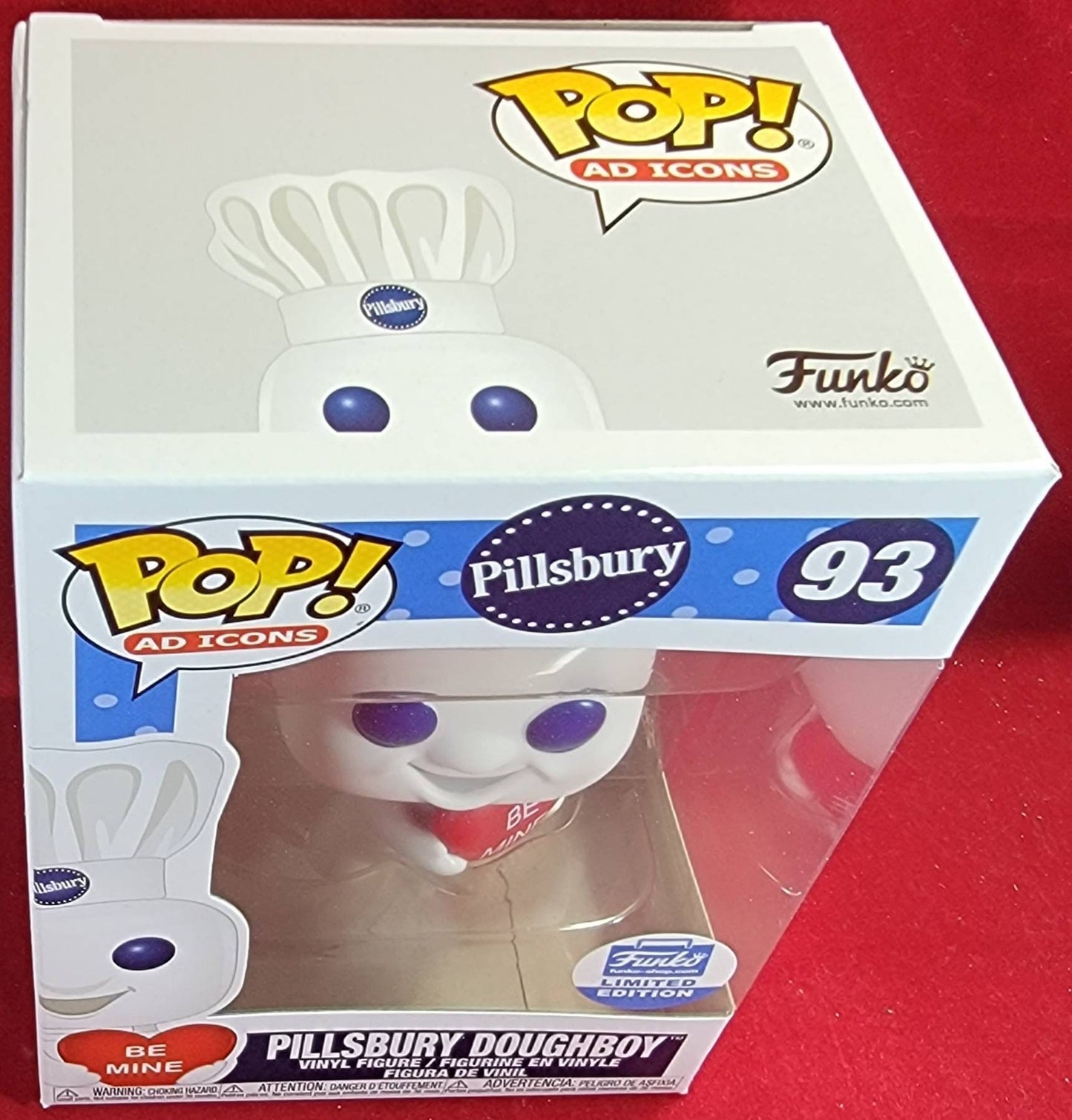 Pillsbury be mine doughboy funko # 93 (nib)