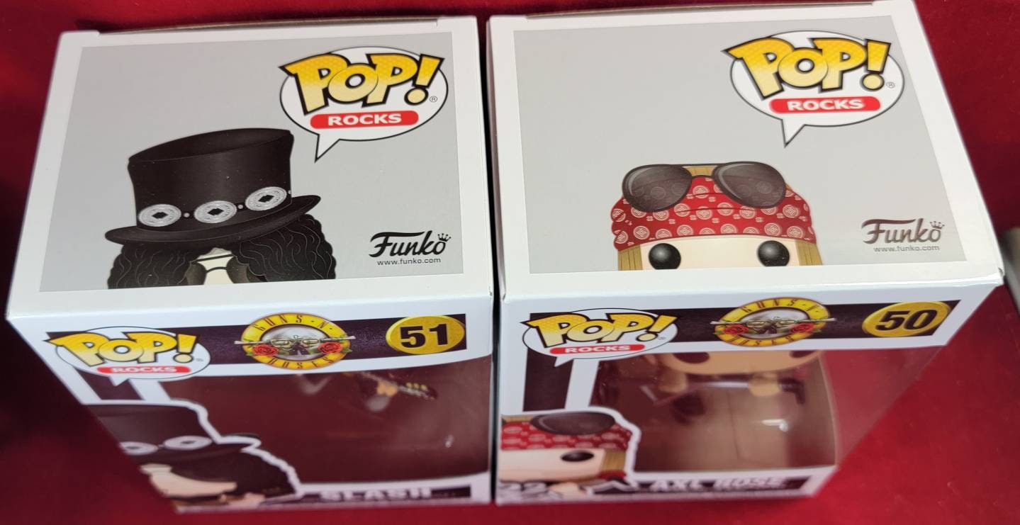 guns and roses funko set (nib)