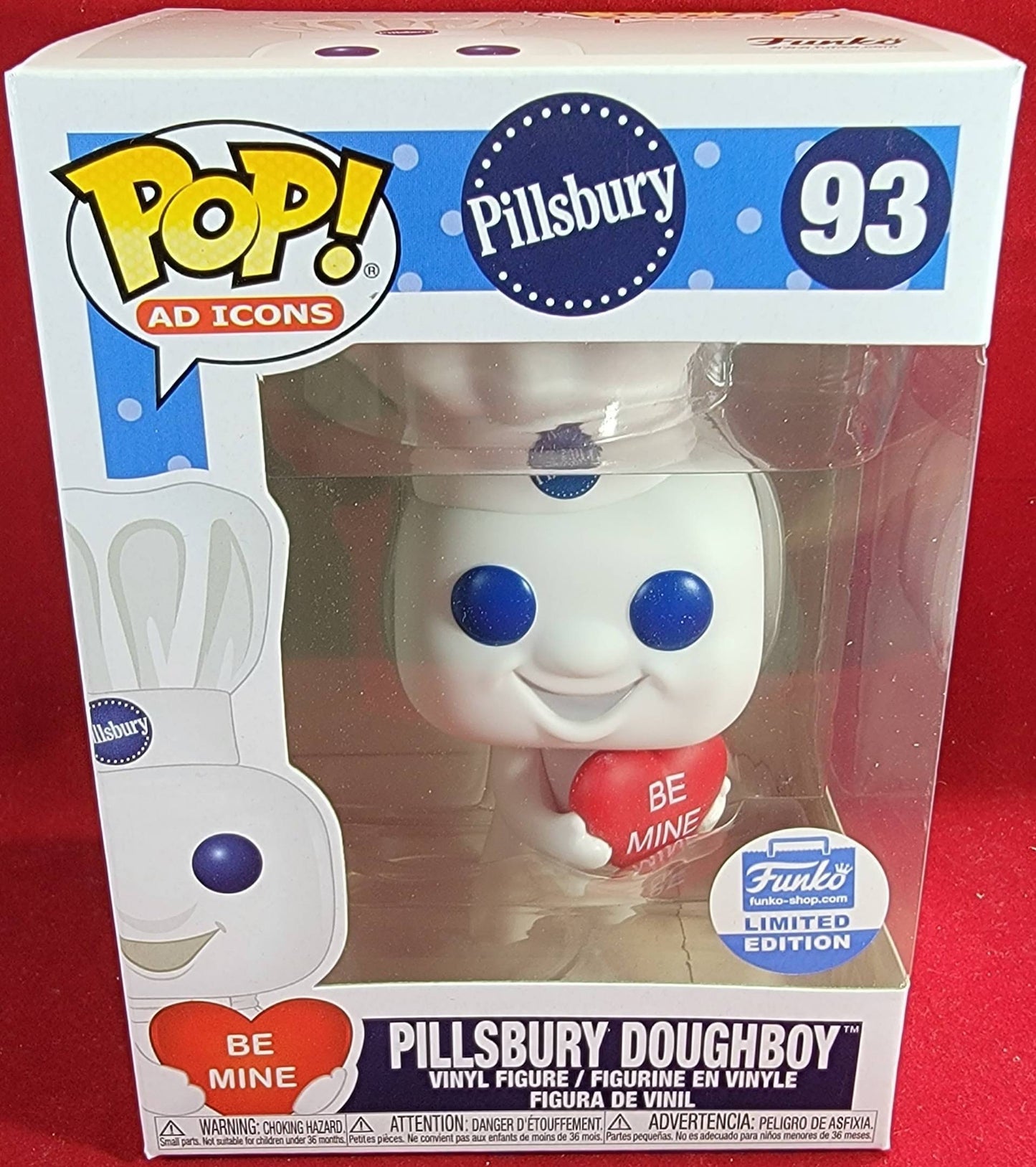 Pillsbury be mine doughboy funko # 93 (nib)