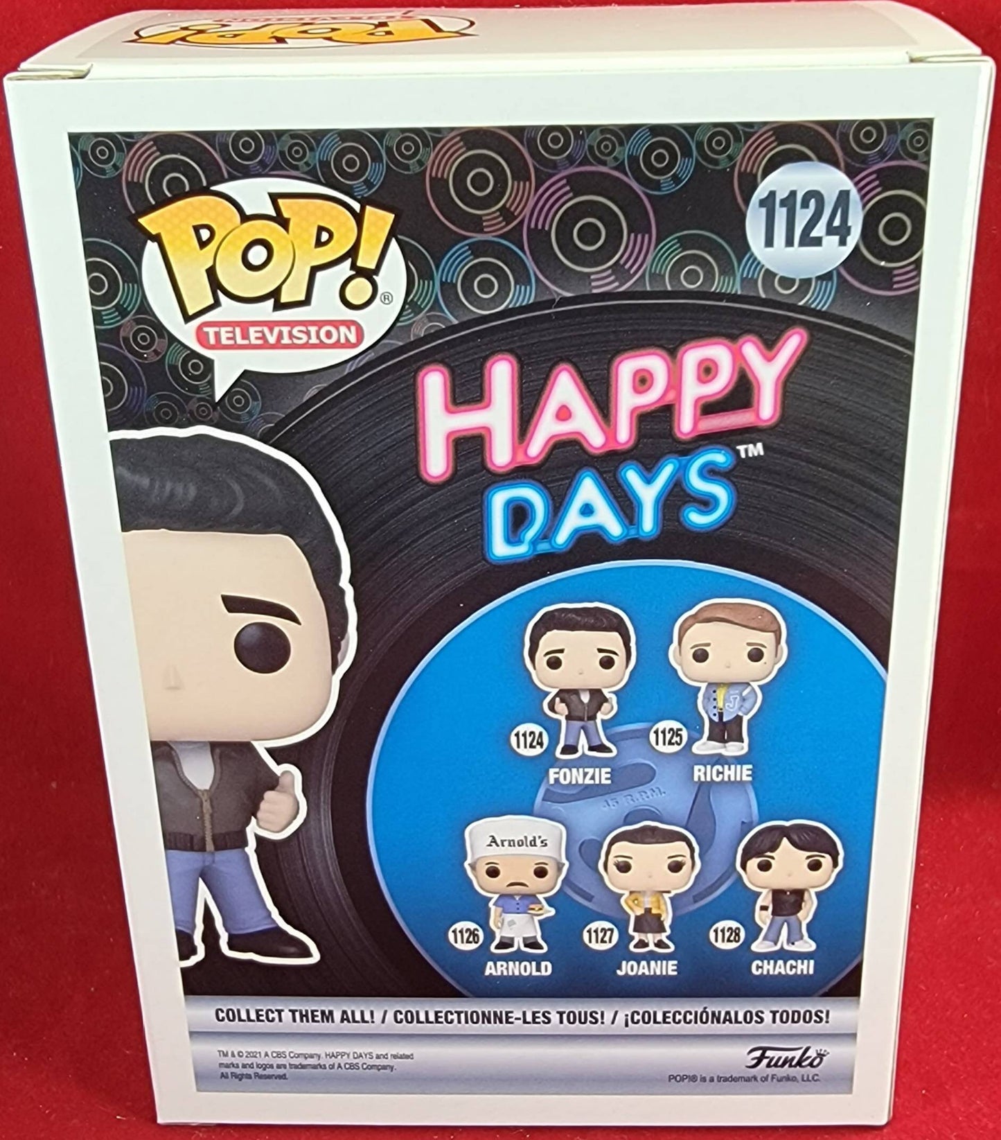 Fonzie from happy days funko # 1124 (nib)