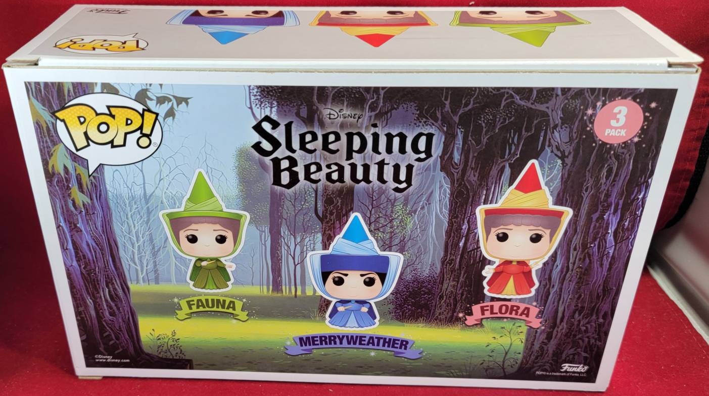 Disney Sleeping beauty 3 pack funko (nib)