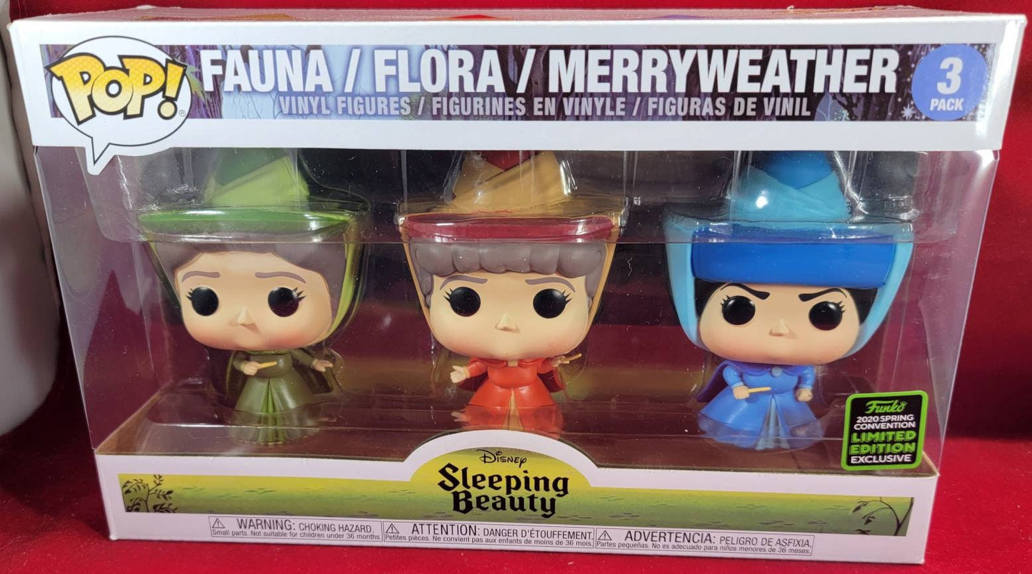 Disney Sleeping beauty 3 pack funko (nib)