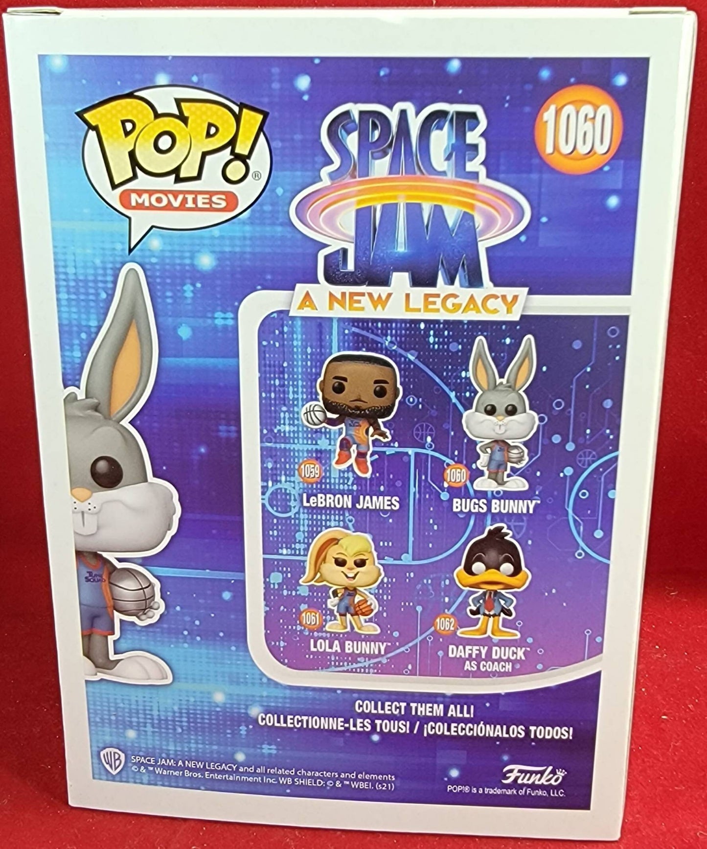 Bugs bunny space jam funko # 1060 (nib)