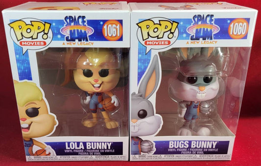 Bugs bunny and Lola bunny space jam funko set (nib)
