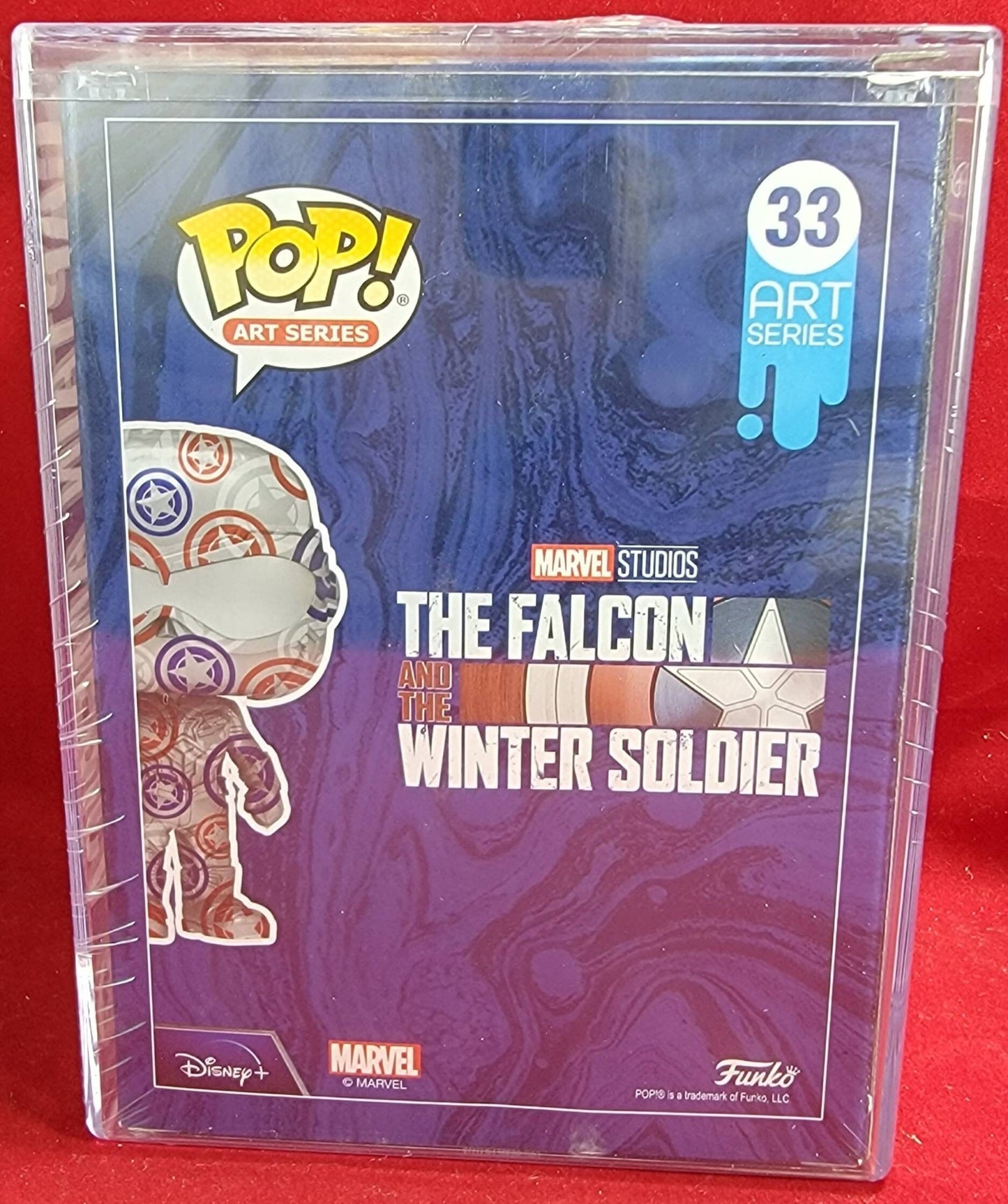 Captain America target exclusive art series Funko pop # 33 (nib)