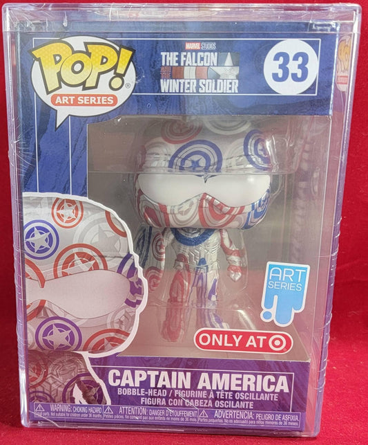 Captain America target exclusive art series Funko pop # 33 (nib)