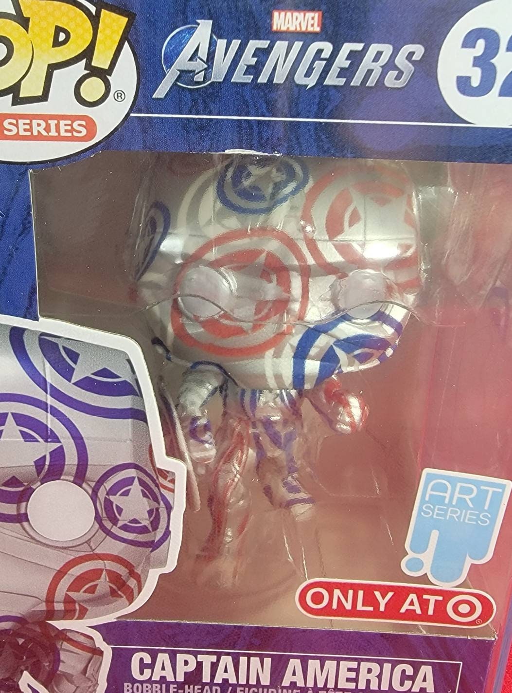 Captain America target exclusive art series Funko pop # 32 (nib)