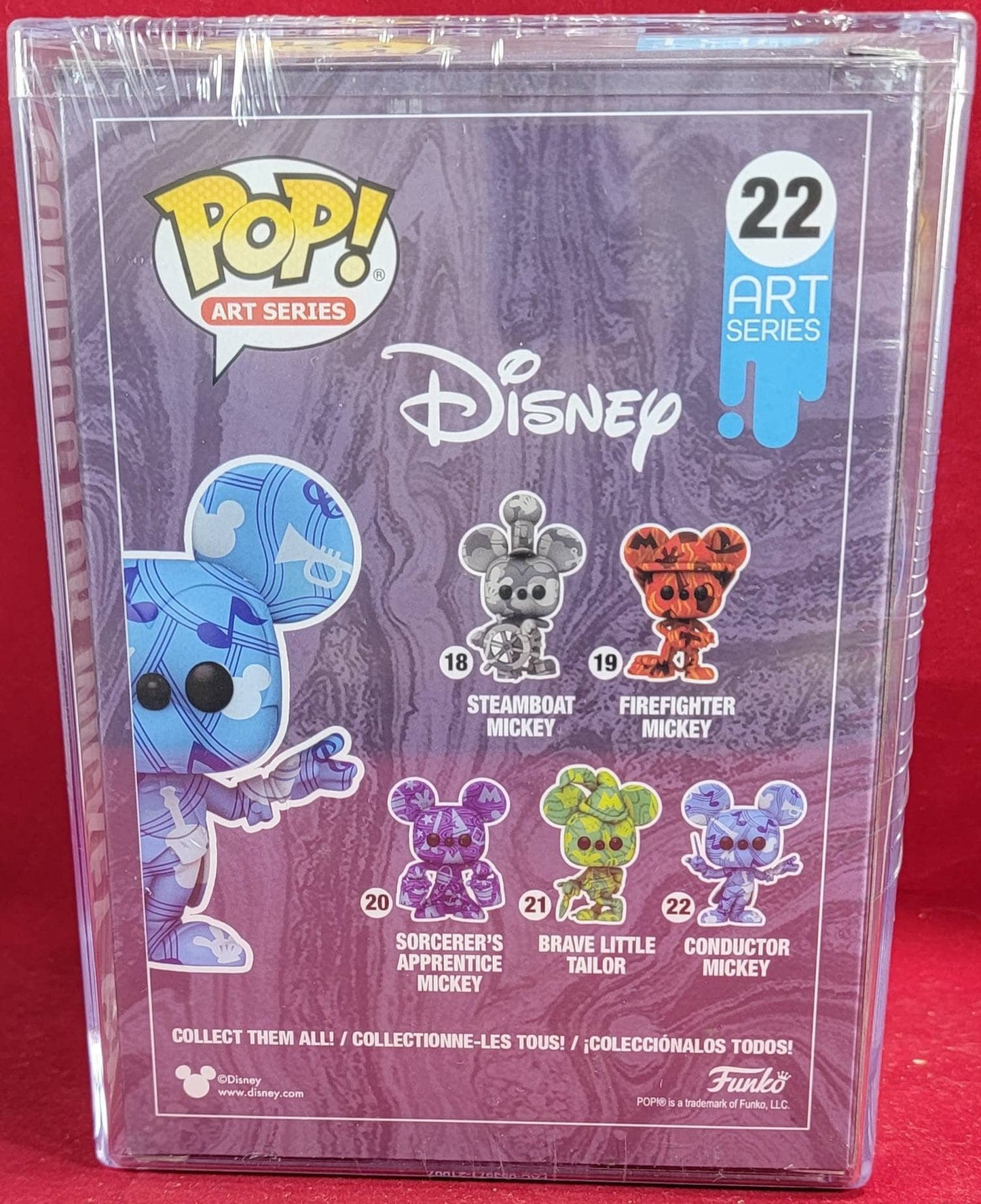 Conductor mickey series 22 art funko (nib)