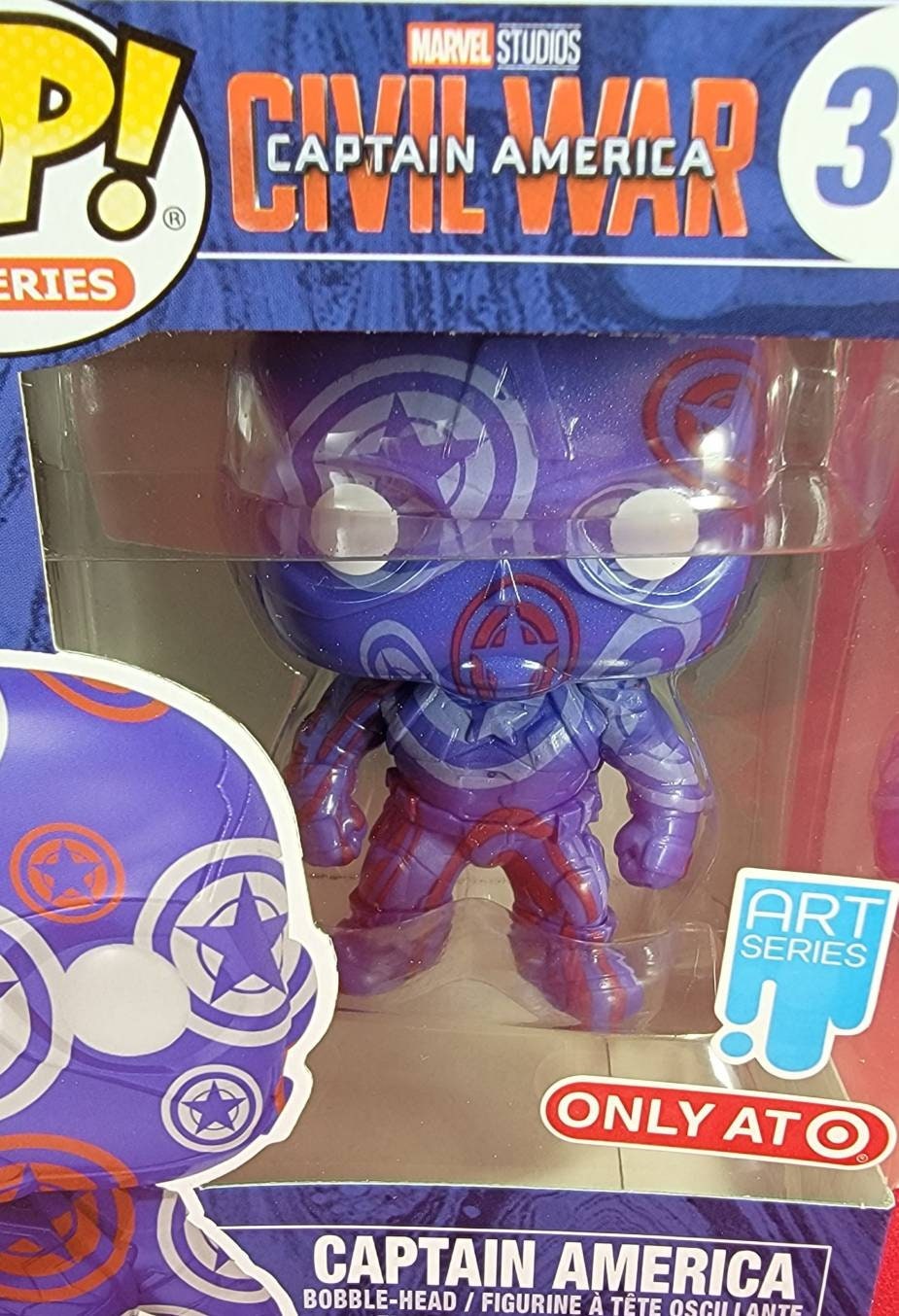 Captain America target exclusive art series Funko pop # 36 (nib)