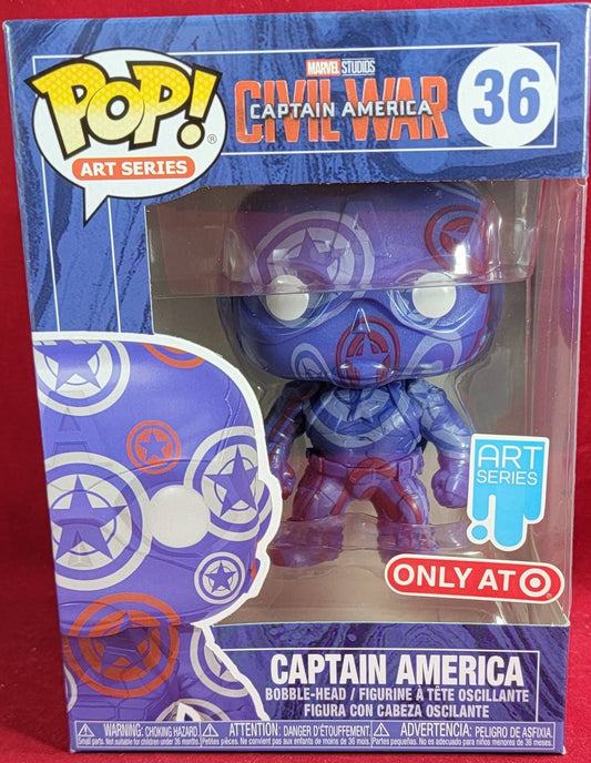 Captain America target exclusive art series Funko pop # 36 (nib)