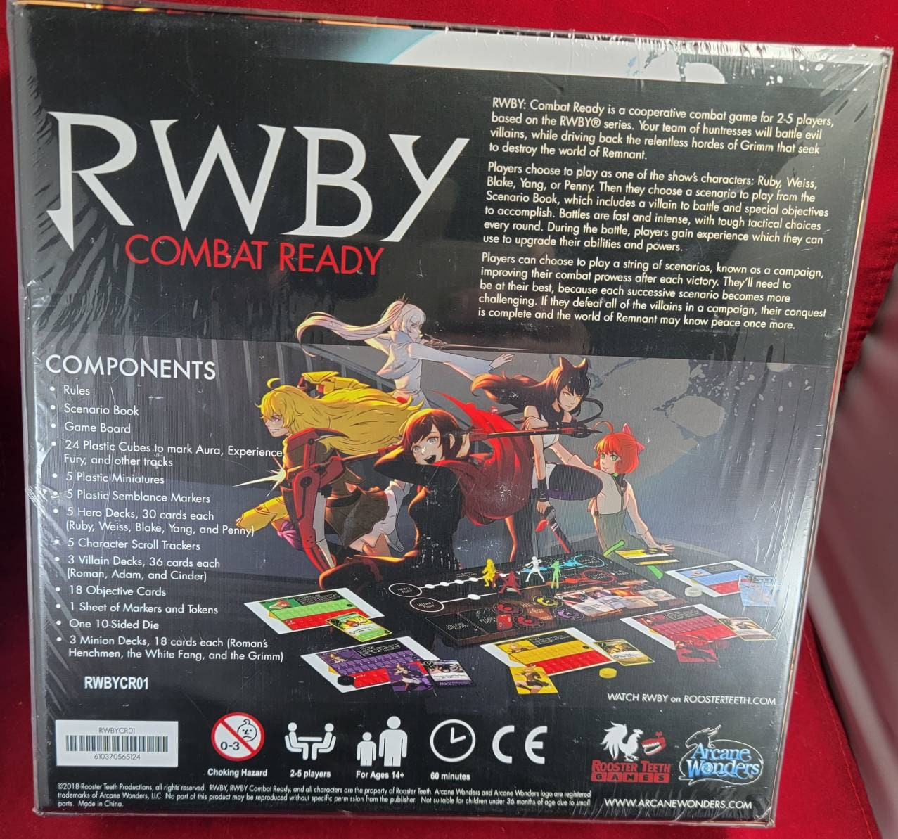 Rwby combat ready boardgame (nib)