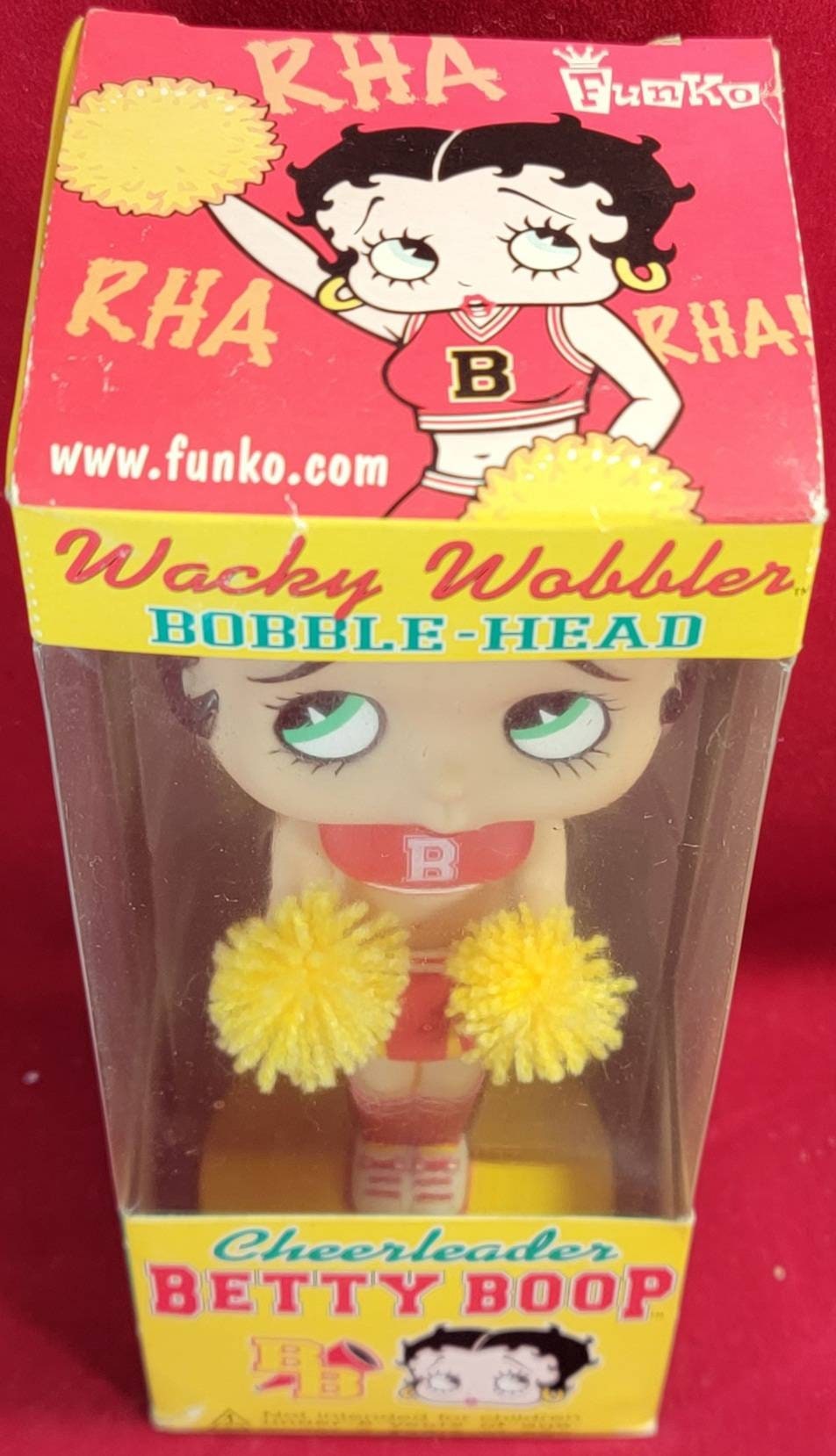 Cheerleader Betty boop wacky wobbler (nib)