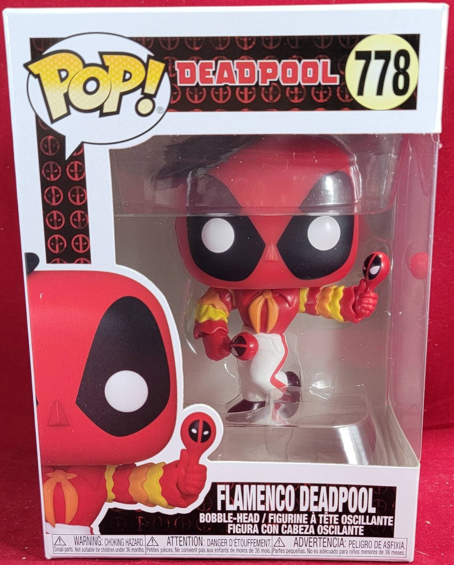 Flamenco Deadpool funko # 778 (nib)