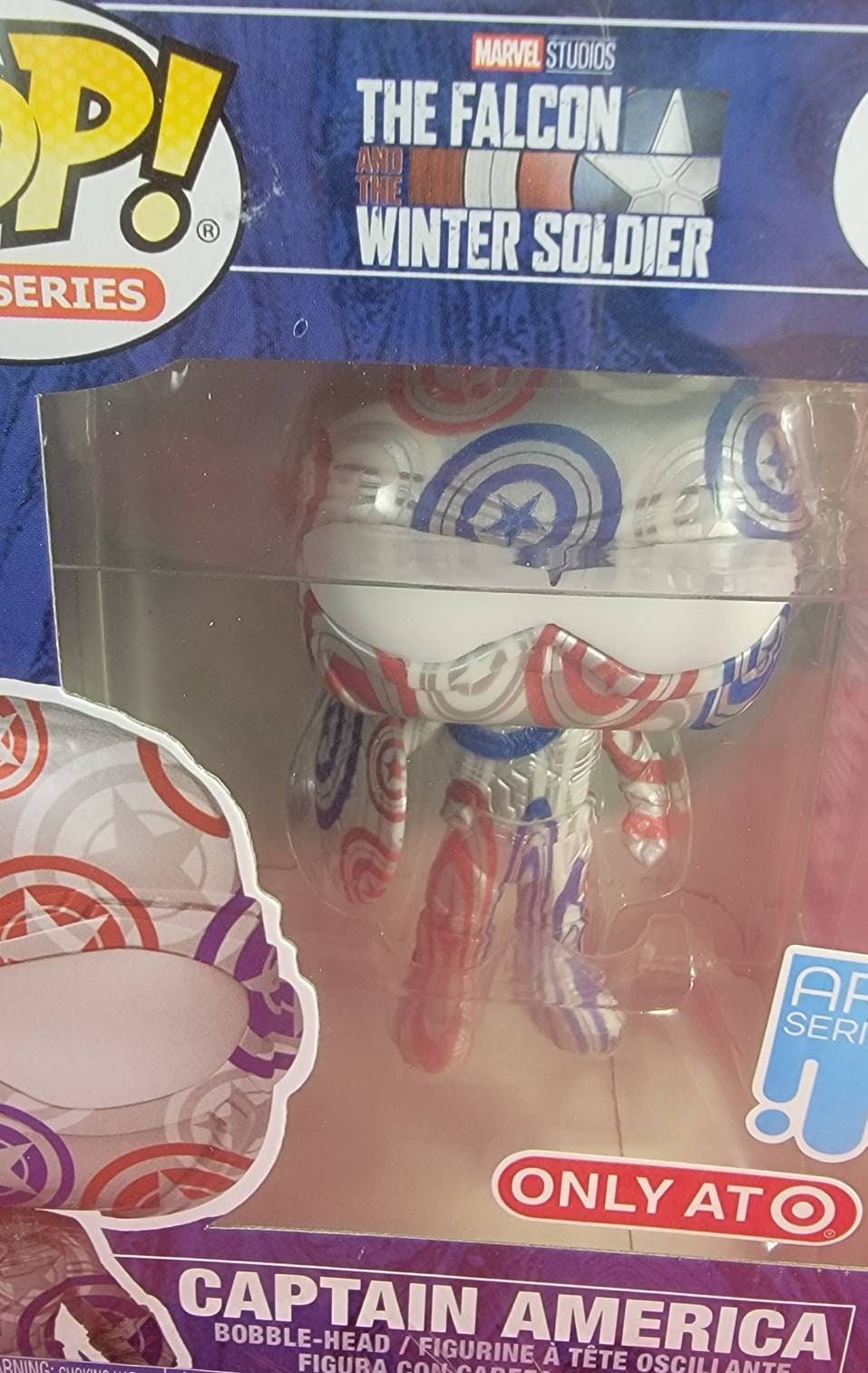 Captain America target exclusive art series Funko pop # 33 (nib)