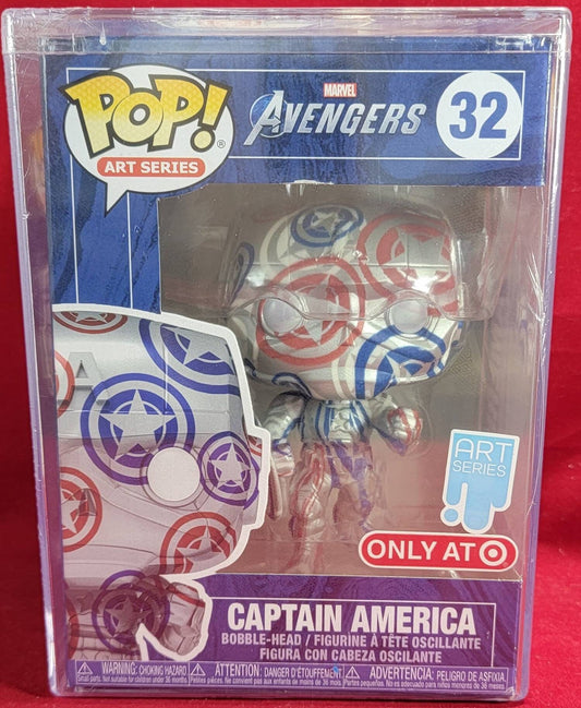 Captain America target exclusive art series Funko pop # 32 (nib)
