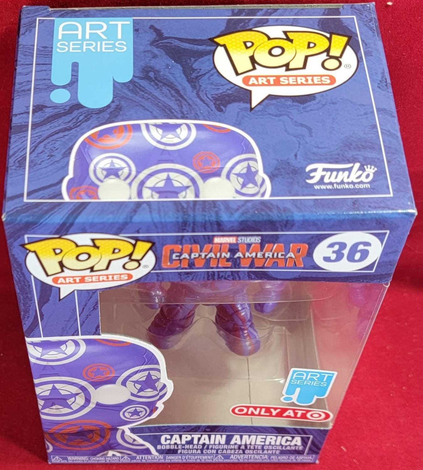 Captain America target exclusive art series Funko pop # 36 (nib)