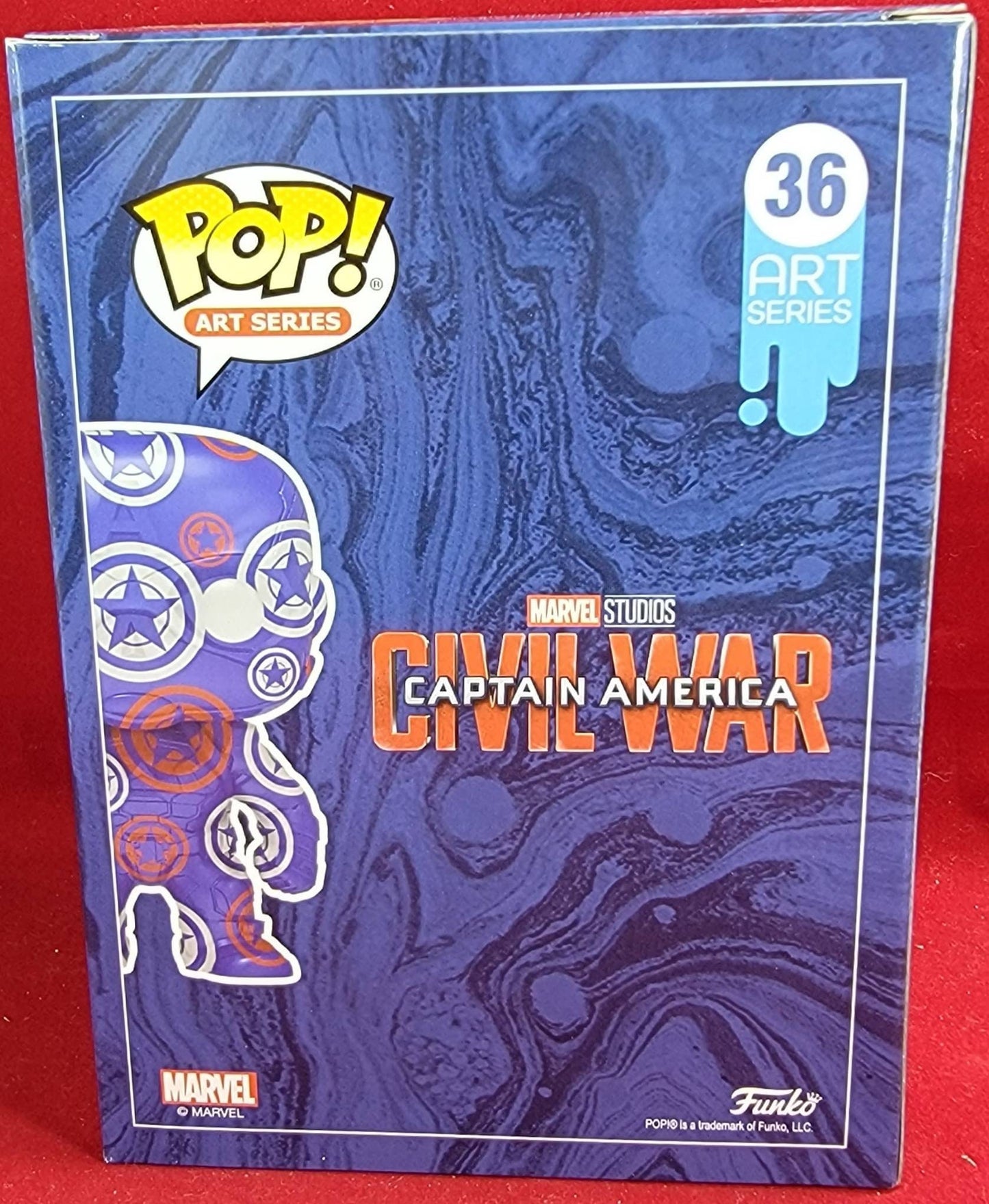 Captain America target exclusive art series Funko pop # 36 (nib)