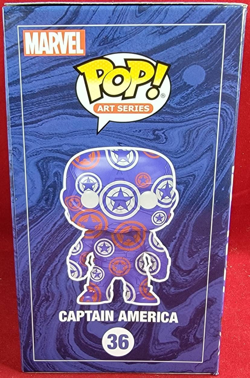 Captain America target exclusive art series Funko pop # 36 (nib)