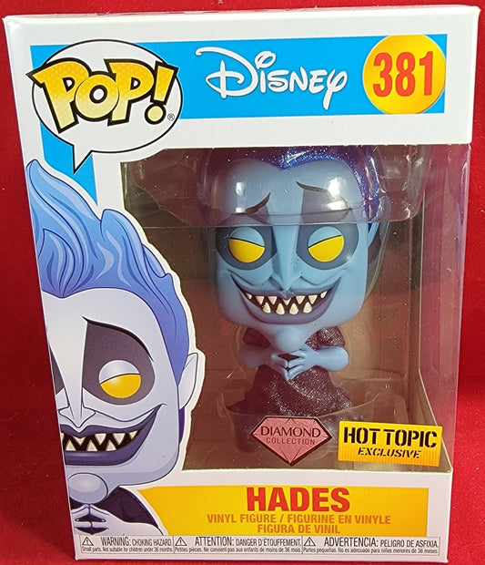 hades hot topic diamond exclusive funko # 381 (nib)