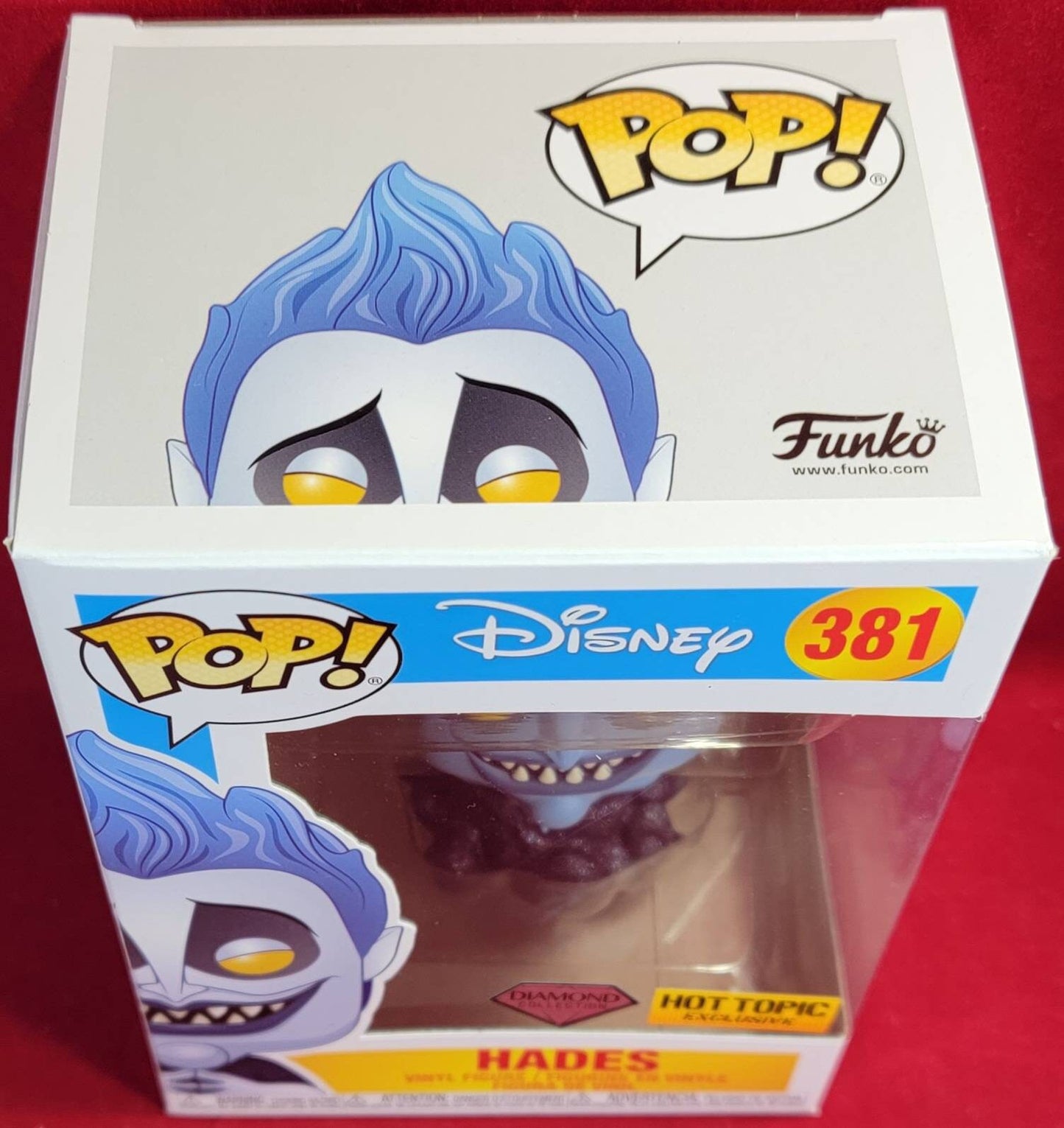 hades hot topic diamond exclusive funko # 381 (nib)