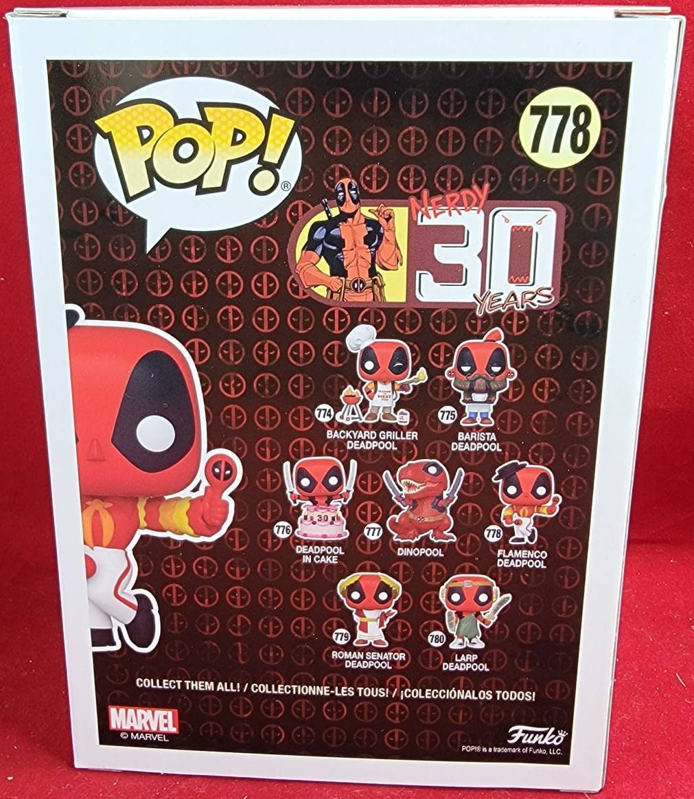 Flamenco Deadpool funko # 778 (nib)