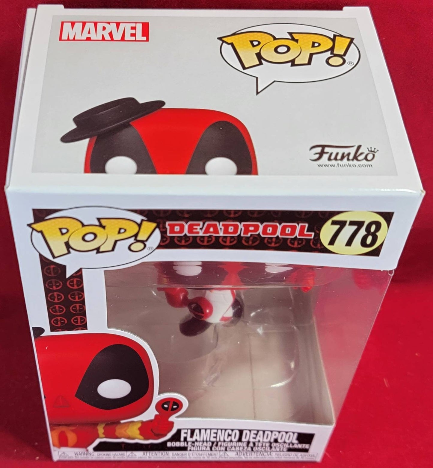 Flamenco Deadpool funko # 778 (nib)