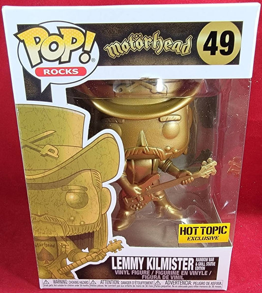 Hot topic exclusive lemmy kilmister funko # 49 (nib)