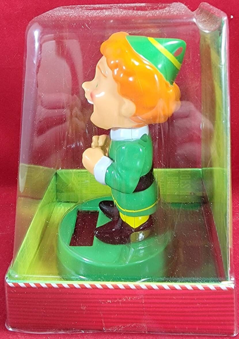 Elf christmas solar bobbler from 2020 (nib)