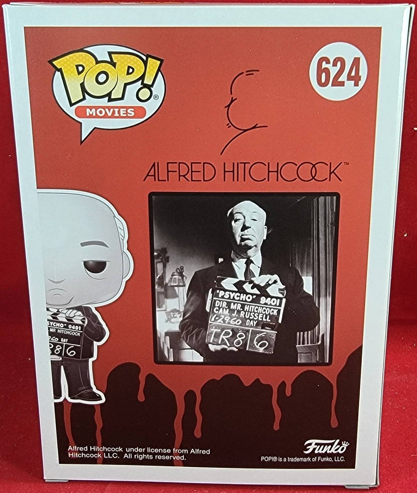 Alfred Hitchcock funko # 624 (nib)