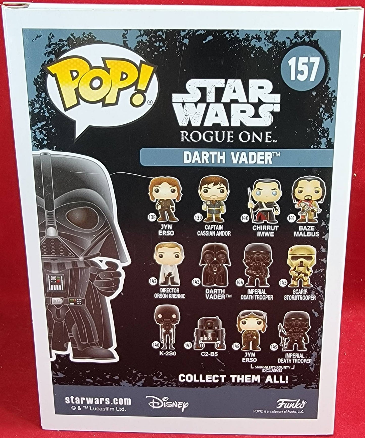 Darth Vader gamestop exclusive funko # 157 (nib)