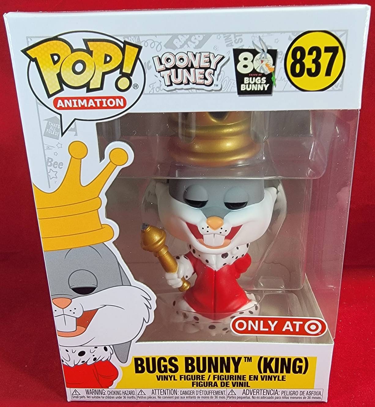 Bugs bunny target exclusive funko # 837 (nib)