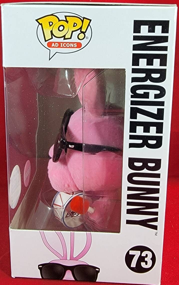 Energizer bunny flocked funko exclusive # 73 (nib)