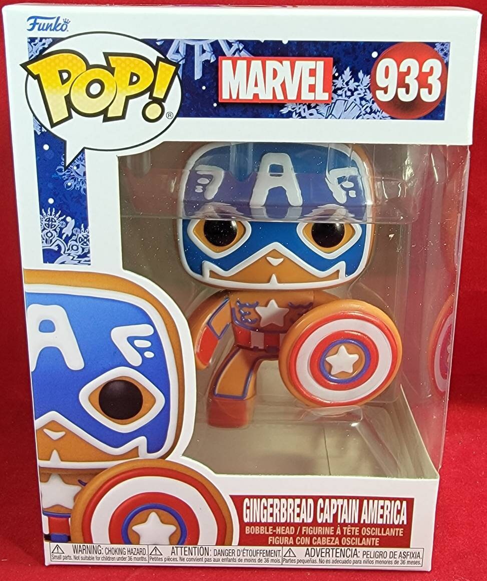 Gingerbread captain America funko # 933 (nib)