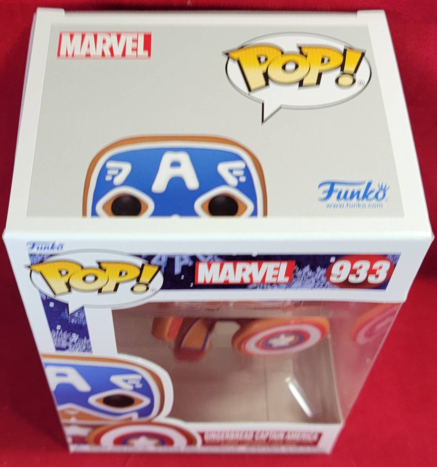 Gingerbread captain America funko # 933 (nib)