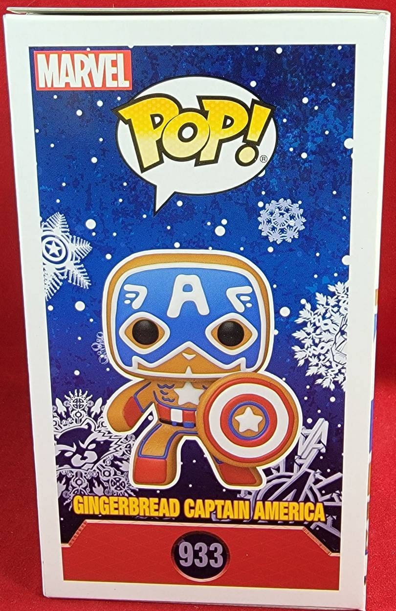 Gingerbread captain America funko # 933 (nib)