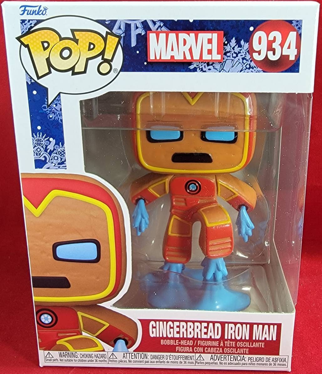 Gingerbread iron man funko # 934 (nib)