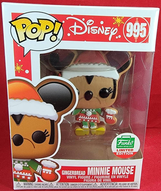 Gingerbread minnie mouse funko  # 995 (nib)