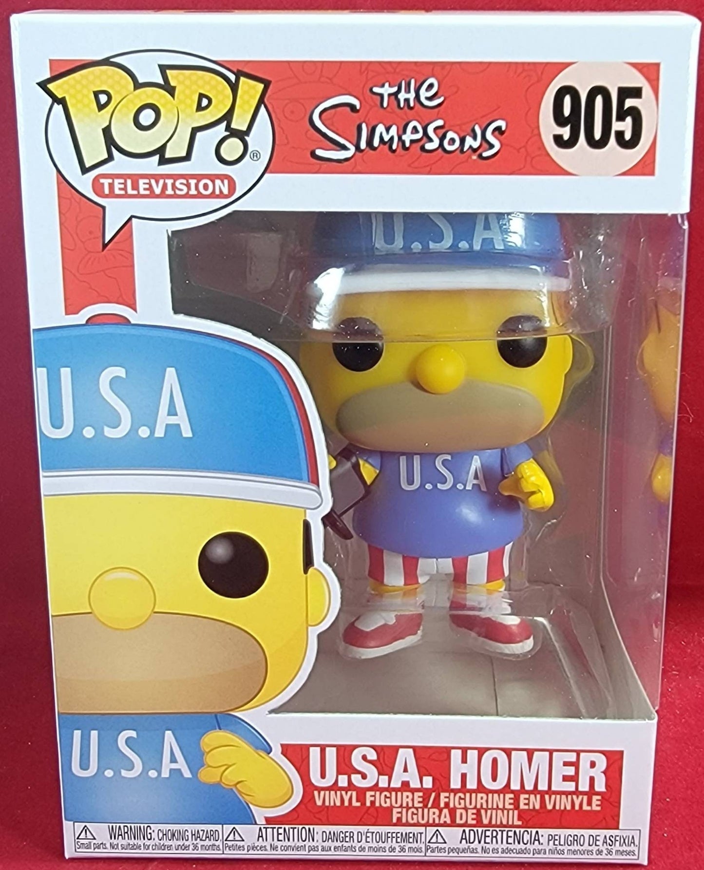 U.S.A Homer funko # 905 (nib)